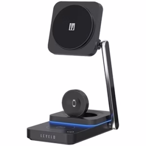 شارژر بی سیم Levelo مدل LVL_AURORA_BK