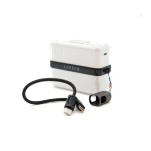 پاوربانک 20وات Levelo مدل LVL_AERION_10K_BK ظرفیت 10000 میلی آمپرساعت