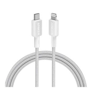 کابل تبدیل USB-C به لایتنینگ انکر مدل A81B6 طول 1.8 متر