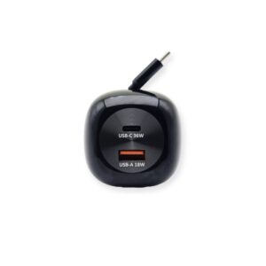 شارژر فندکی 62 وات هیسکا مدل HCC-336 به همراه کابل USB-C