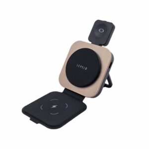 هولدر و شارژر وایرلس تاشو لِوِلو مدل LVLTF31WCBK